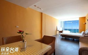 Superior Double Room, Ocean View (Room4) | Premium bedding, down comforters, desk, blackout drapes