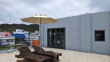 Deluxe Double Room, Ocean View (Room6) | Terrace/patio