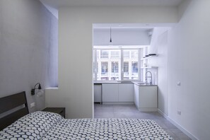 Estudio Confort | 1 dormitorio, sábanas italianas Frette, ropa de cama de alta calidad