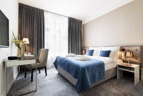 Premium bedding, minibar, in-room safe, individually decorated