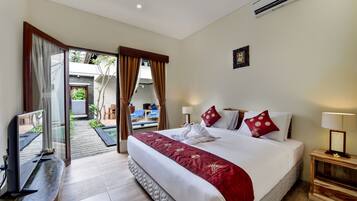 Villa, 2 Bedrooms, Private Pool | 1 bedroom, premium bedding, in-room safe, desk