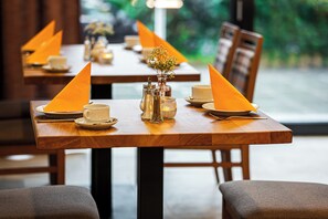 Daily buffet breakfast (EUR 12.50 per person)