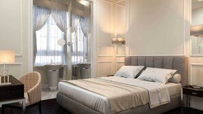 Premium bedding, laptop workspace, soundproofing, iron/ironing board - Florence Luxury Guest House (Florence)