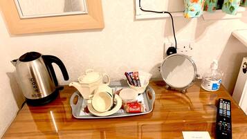 Blackout curtains, iron/ironing board, free cots/infant beds, free WiFi