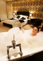 Individually decorated, individually furnished, desk, blackout drapes