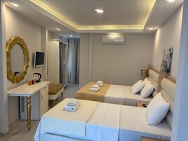 Deluxe Room, 1 Bedroom, Pool View | 2 bedrooms, Frette Italian sheets, premium bedding, free WiFi