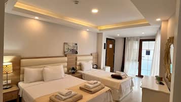 Deluxe Room, 1 Bedroom, Pool View | 2 bedrooms, Frette Italian sheets, premium bedding, free WiFi