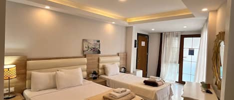 Deluxe Room, 1 Bedroom, Pool View | 2 bedrooms, Frette Italian sheets, premium bedding, free WiFi