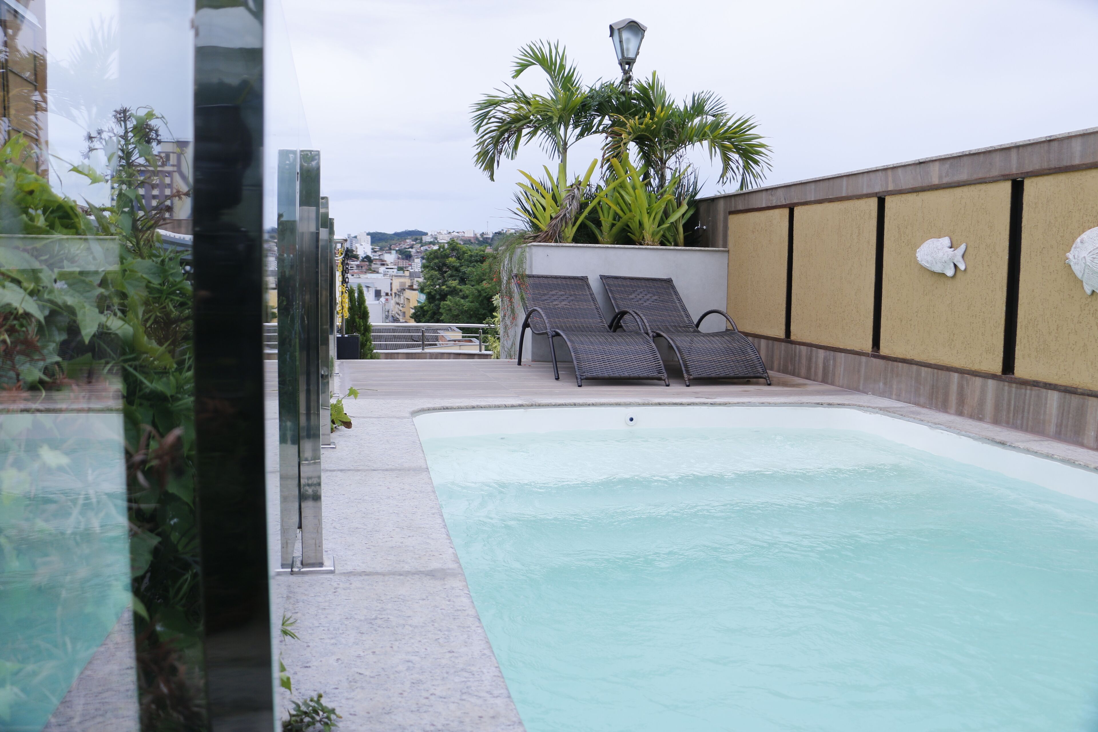 Outdoor pool, open 10:00 AM to 5:00 PM, sun loungers