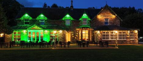 Front of property - evening/night