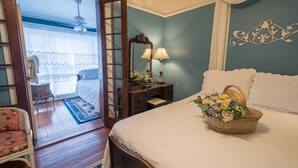 Double Room, Multiple Beds, Private Bathroom | Iron/ironing board, individually decorated, bed sheets - Southern Wind Inn Bed & Breakfast (St. Augustine)