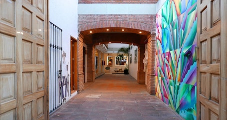 Interior entrance
