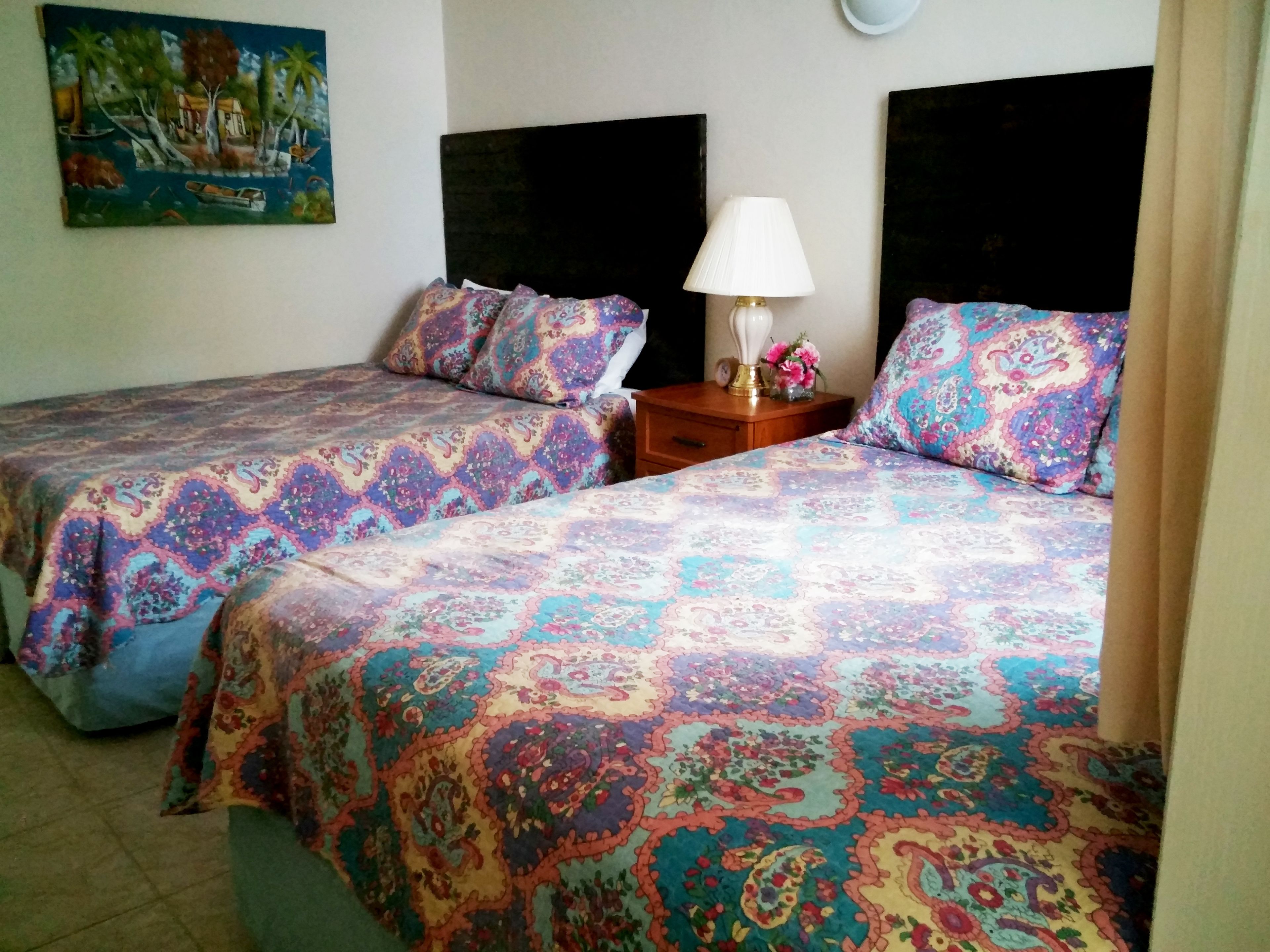 standard room, 2 queen beds | iron/ironing board, free wifi