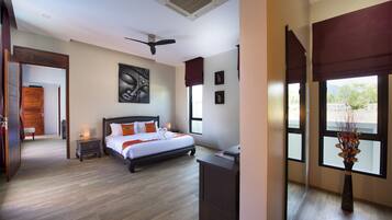 4 habitaciones y caja de seguridad en la habitación