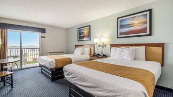Premier Room, 2 Queen Beds, Balcony, Lake View | Desk, iron/ironing board, free WiFi, bed sheets