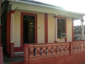 Fassade der Unterkunft