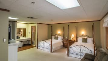 Lodge Suite, 2 Queen Beds | Free WiFi, bed sheets