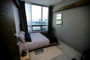 Chambre Double, vue océan | Rideaux occultants, Wi-Fi gratuit, draps fournis