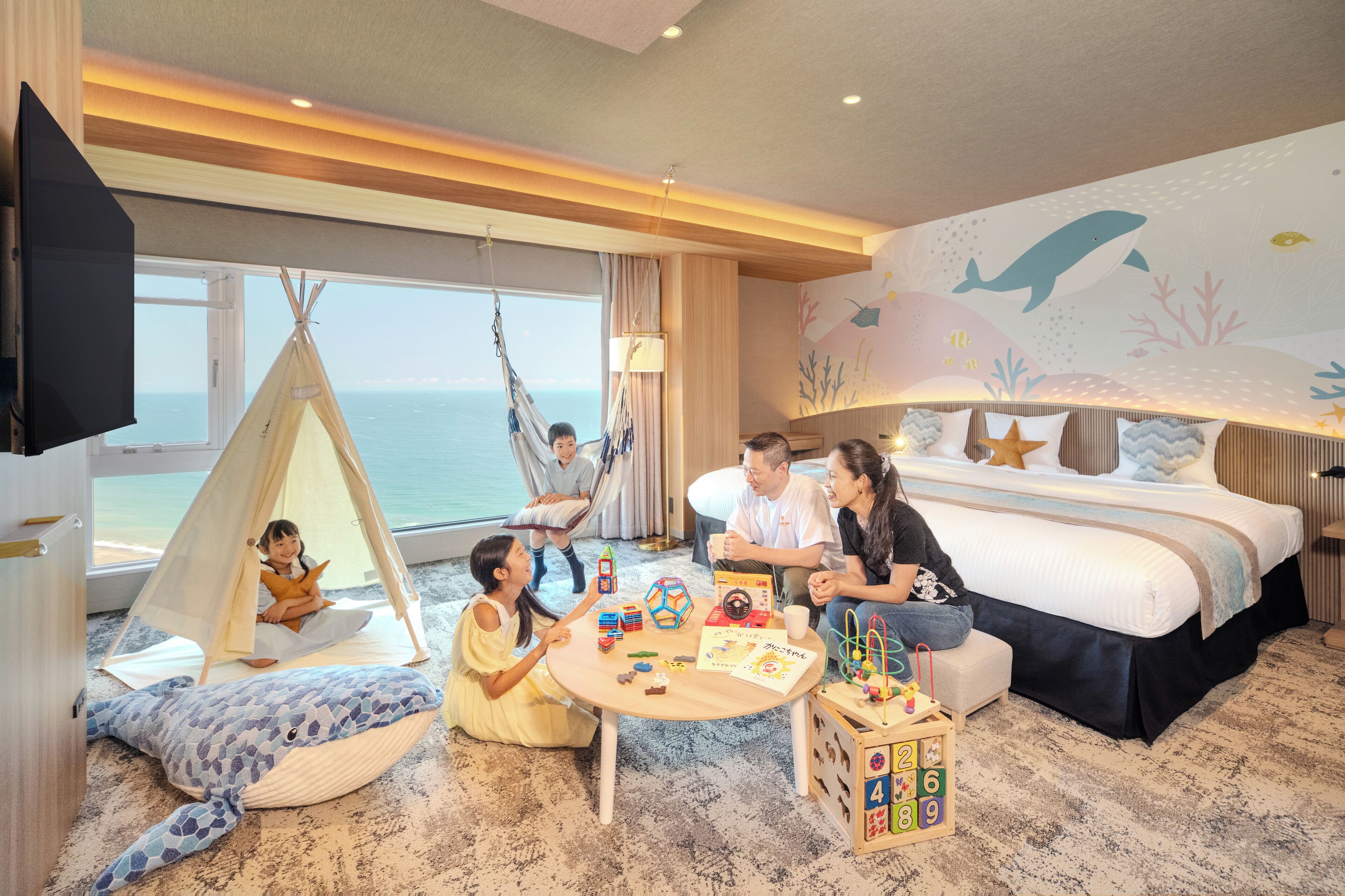 Habitación Premier con 2 camas individuales, no fumadores, vistas al mar | Caja fuerte, wifi gratis, ropa de cama