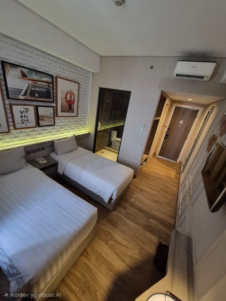 Standard Twin Room | Desk, WiFi (free), bed sheets