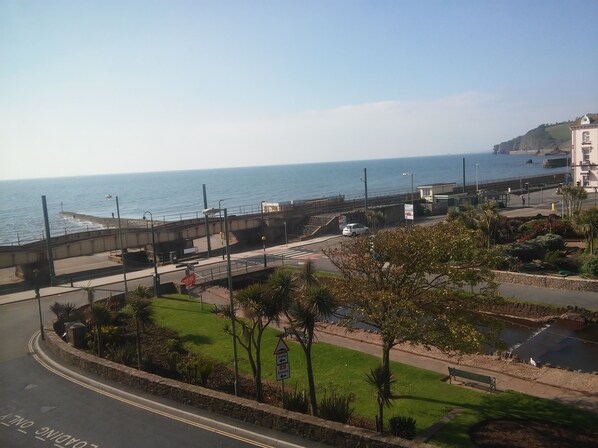 Uitzicht op strand/zee