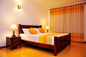 1 chambre, fer et planche à repasser