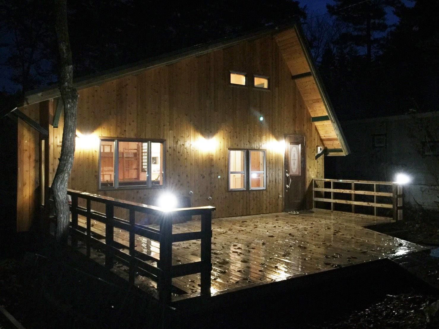 6人部屋 コテージ 専用バスルーム | テラス / パティオ