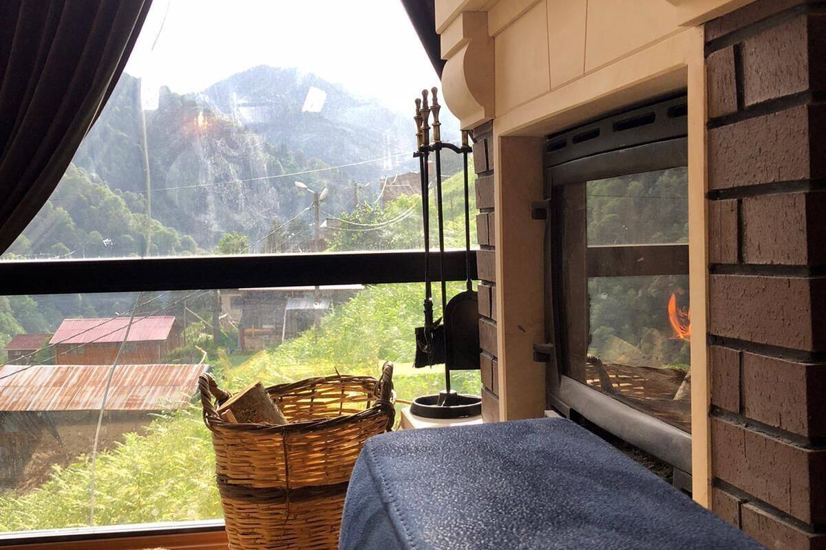 royal suite, fireplace, waterfall view, jakuzi | 1 bedroom, premium bedding, minibar, soundproofing