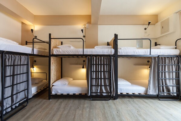 Gemeinsamer Schlafsaal, Gemischter Schlafsaal | Verdunkelungsvorhänge, kostenloses WLAN