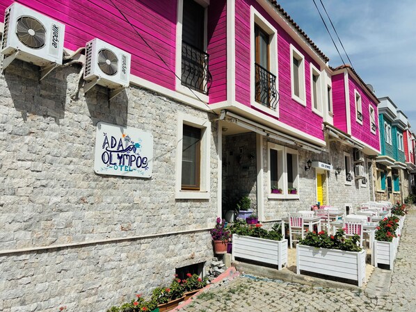 Façade de l’hébergement