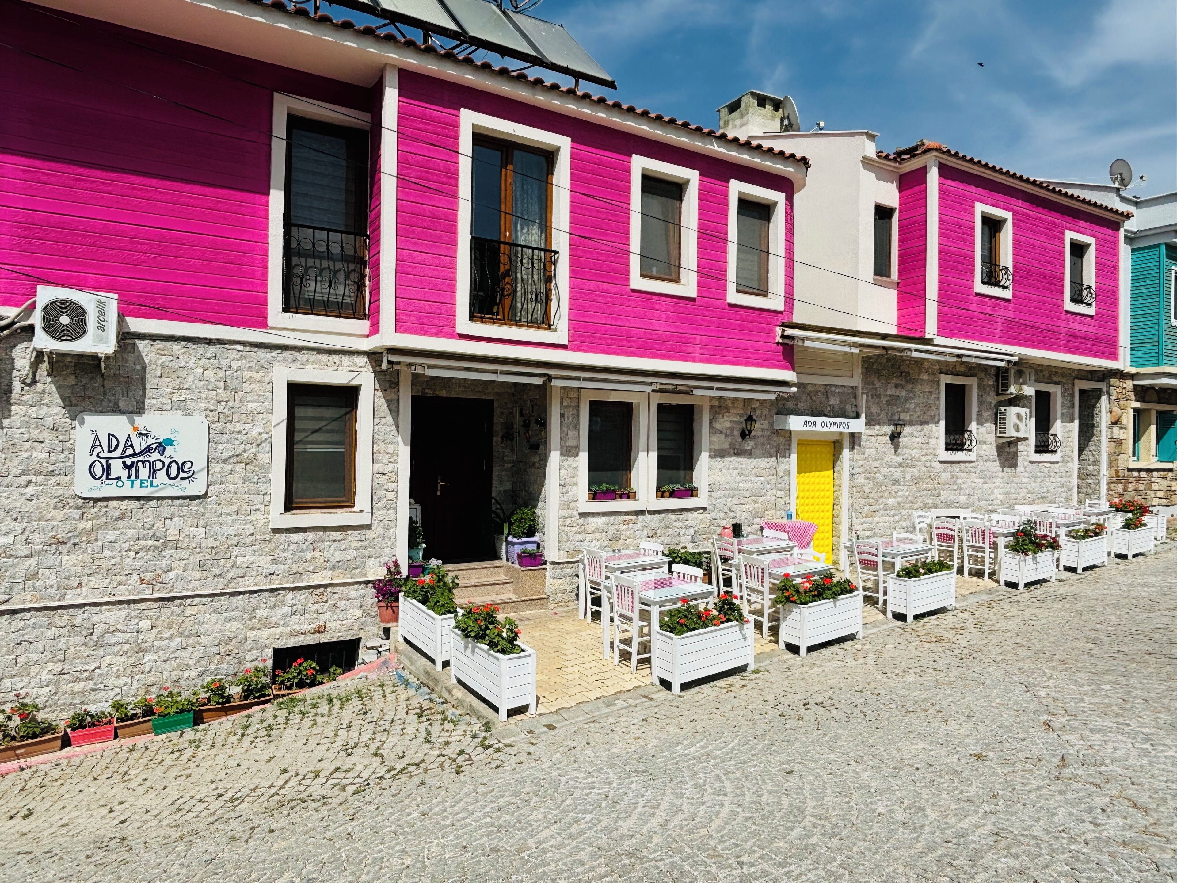 Voorkant van accommodatie