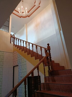 Handrails in stairways