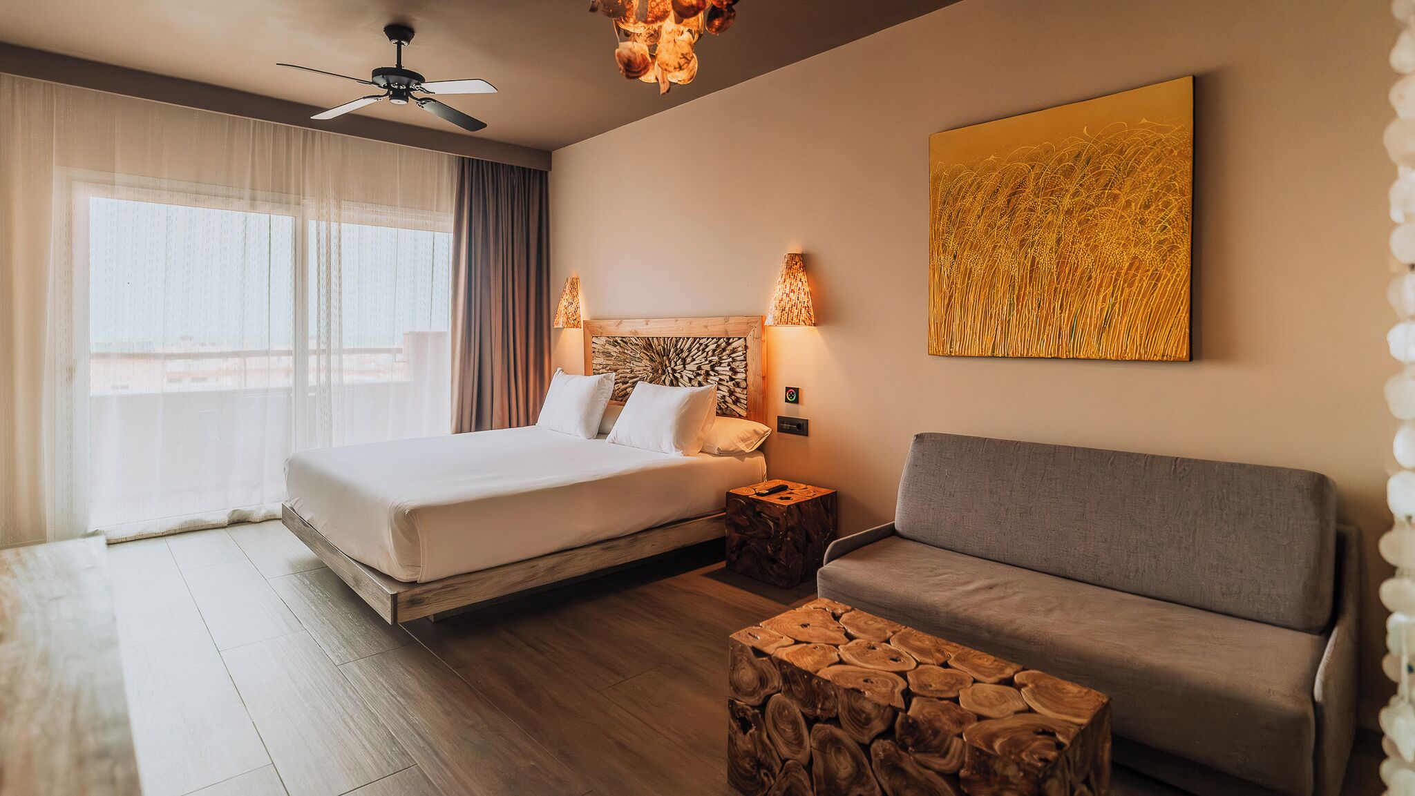 Superior Room, Terrace, Sea View | Minibar, in-room safe, desk, laptop workspace