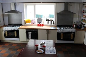 Fridge, microwave, coffee/tea maker