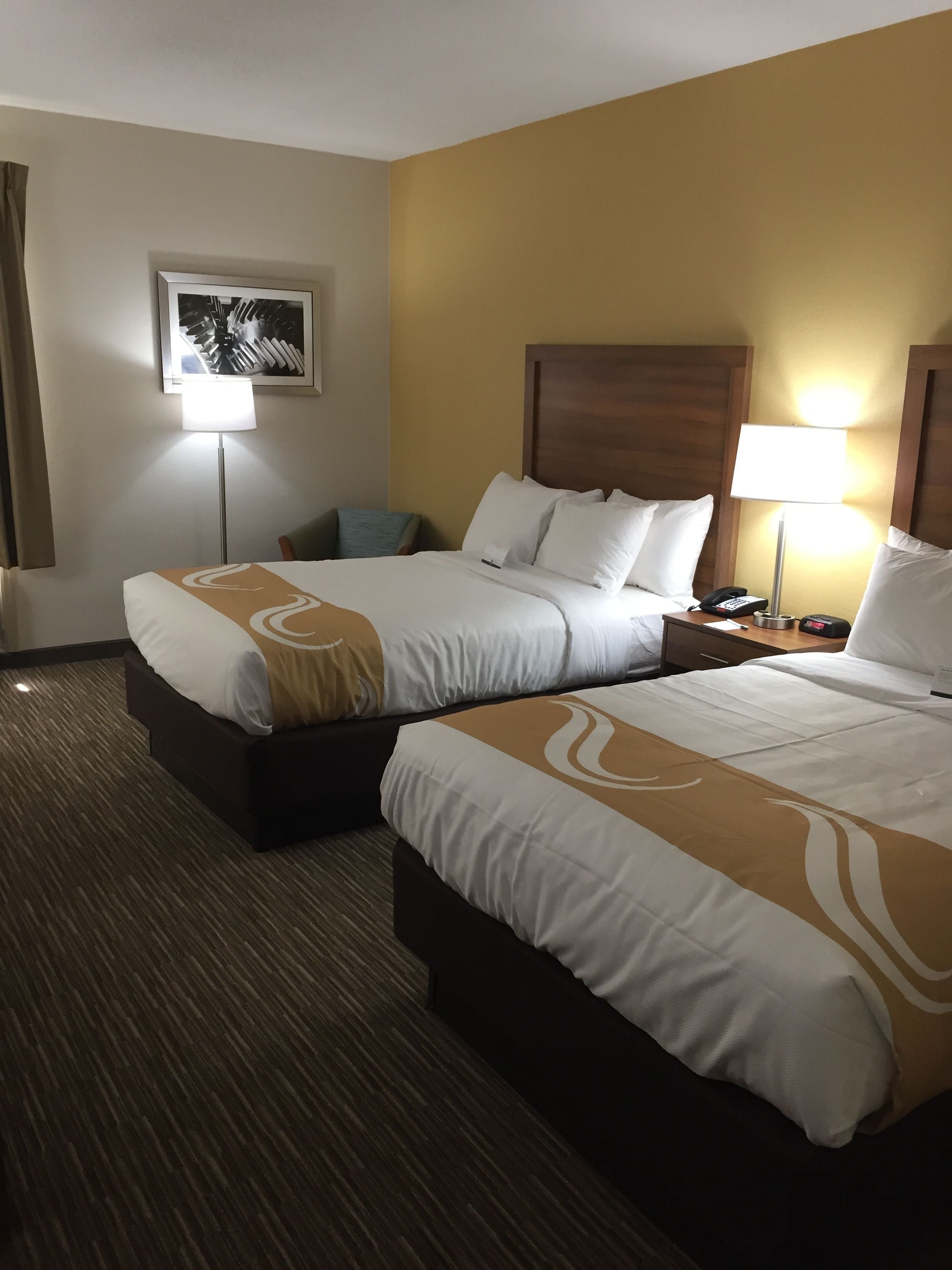 standard room, 2 double beds, non smoking | desk, blackout curtains, soundproofing, iron/ironing board