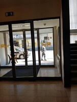 Interior entrance