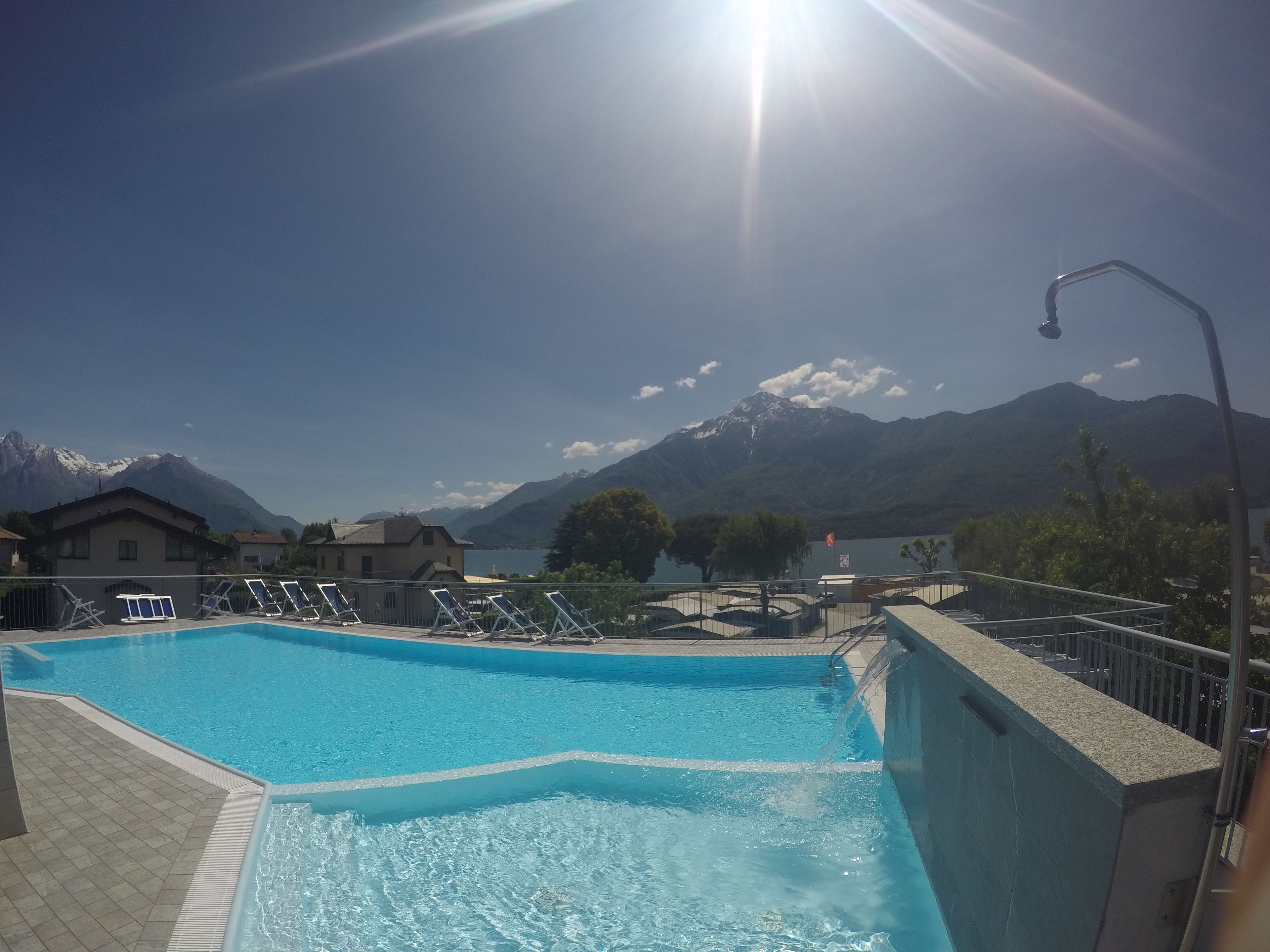 Rooftop pool