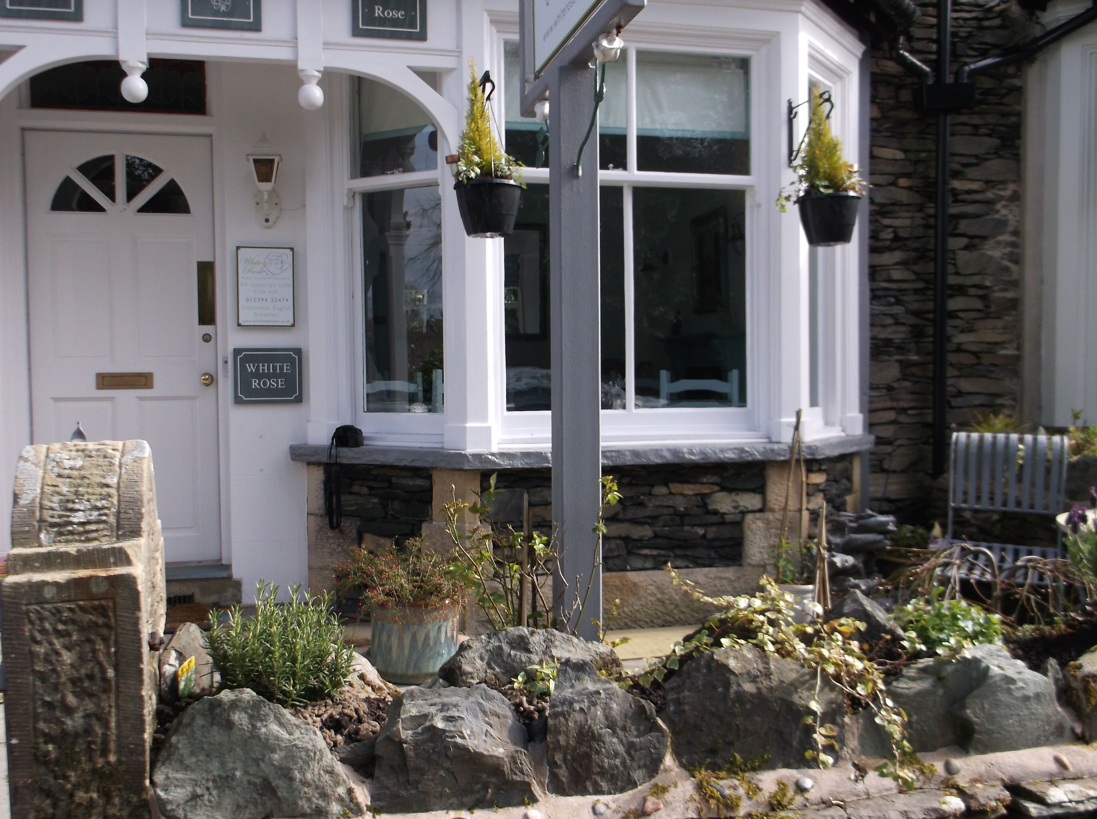 Fachada de la propiedad