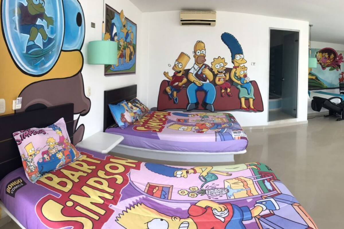 Design kamer | Lakens van Egyptisch katoen, een strijkplank/strijkijzer