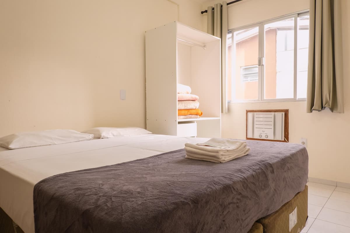 Blackout curtains, free WiFi, bed sheets, wheelchair access