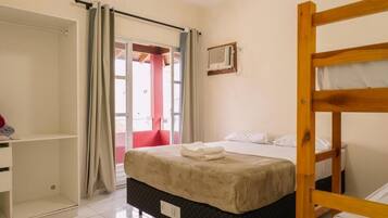 Blackout curtains, free WiFi, bed sheets