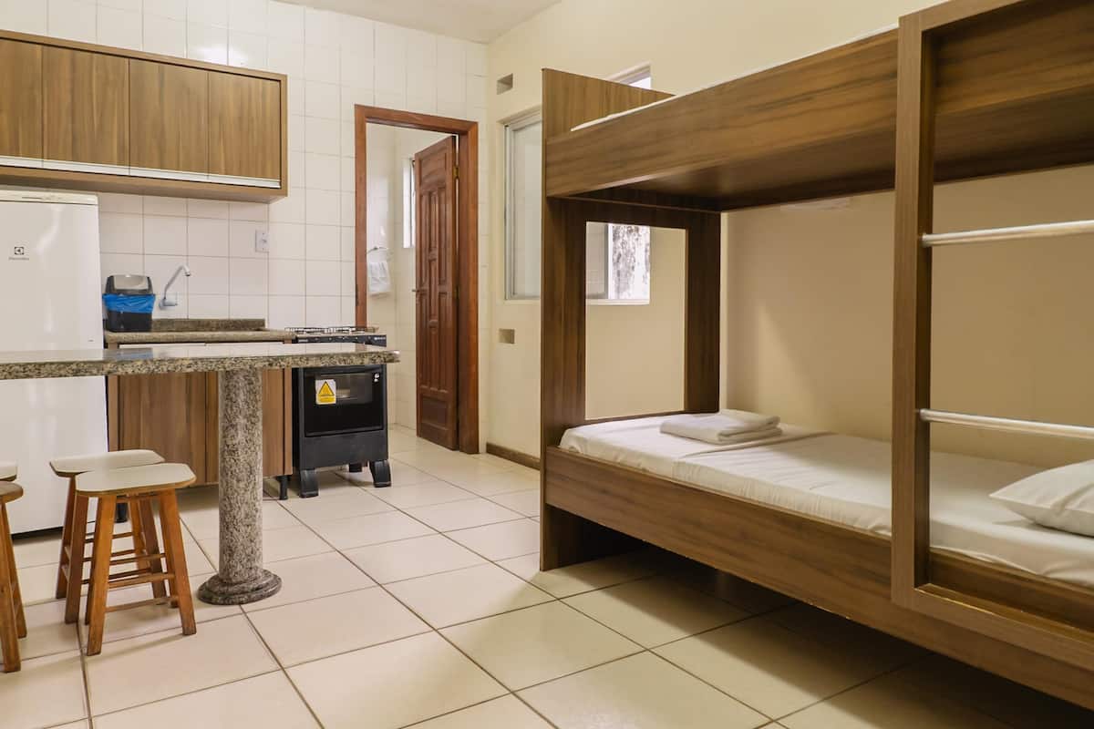 Blackout curtains, free WiFi, bed sheets, wheelchair access