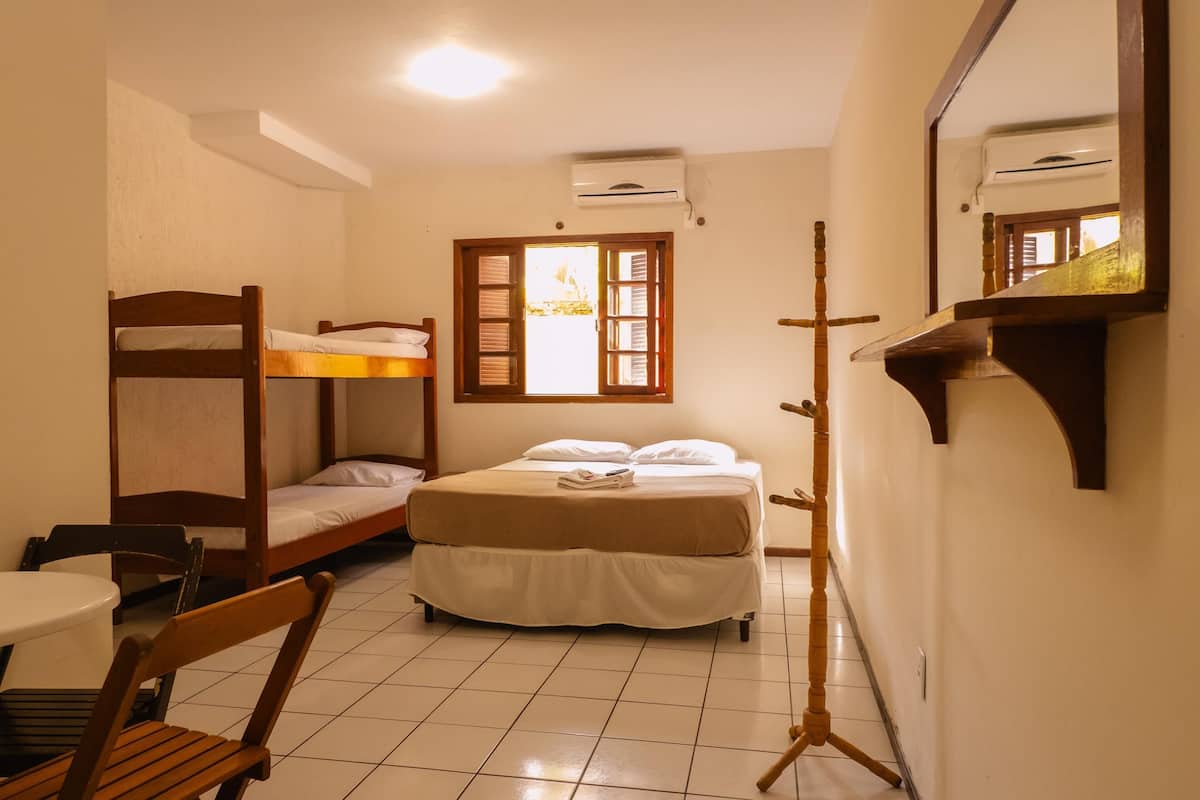 Blackout drapes, WiFi (free), bed sheets
