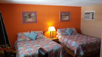 Deluxe Room, 2 Double Beds, Non Smoking | Desk, free WiFi, bed sheets