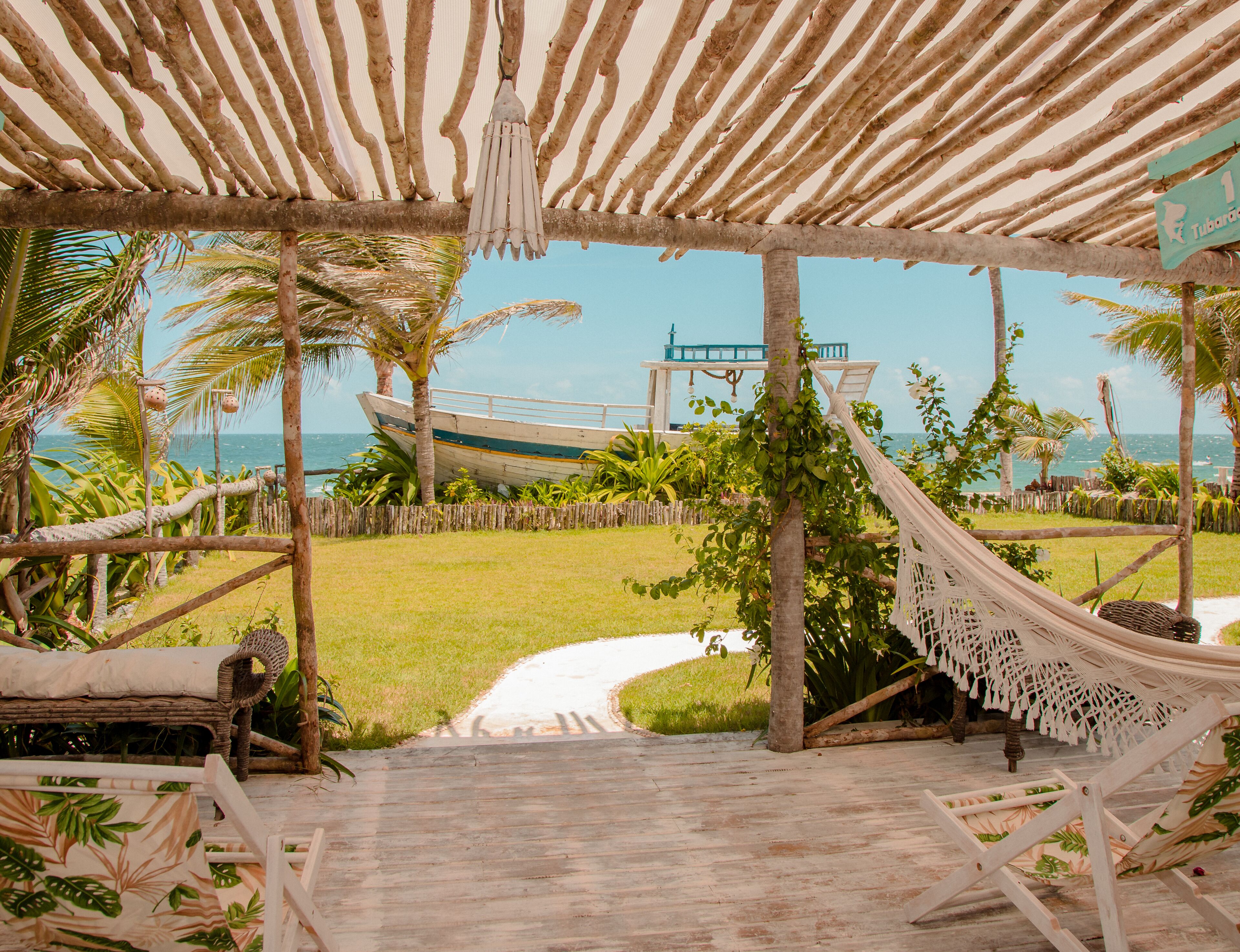 Basic Double Room, 1 Double Bed, Beach View | Terrace/patio