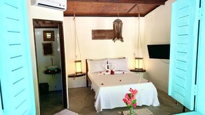 Standard Quadruple Room, Multiple Beds, Beach View, Beachfront - Cabaré Du Vento (Cruz)