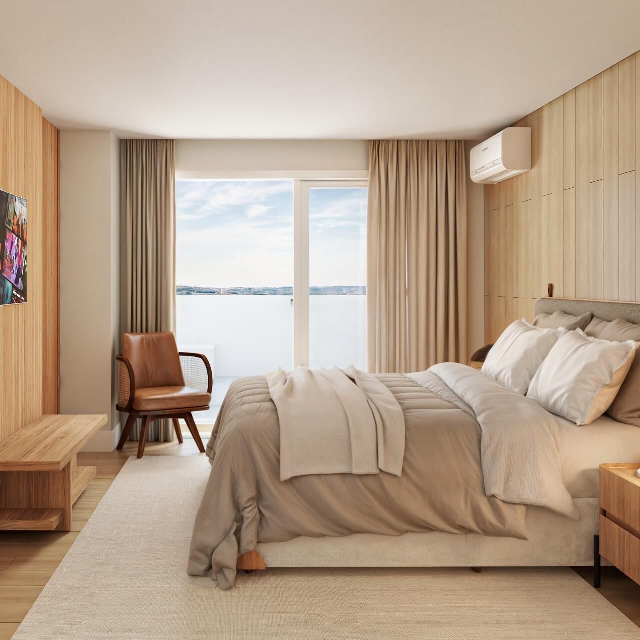 Minibar, rideaux occultants, Wi-Fi gratuit, draps fournis