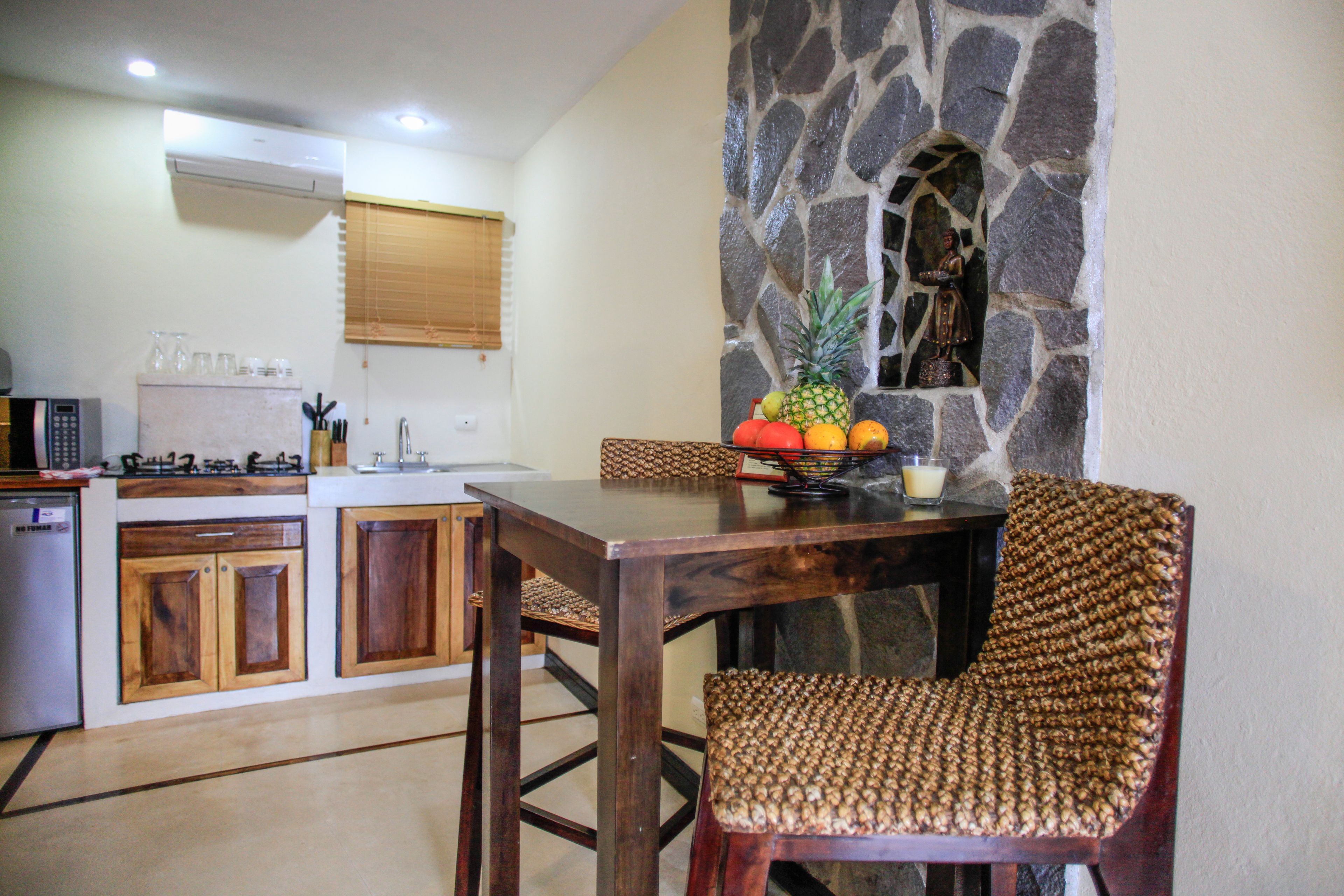 standard room, 1 bedroom, kitchenette, pool view | private kitchenette | fridge