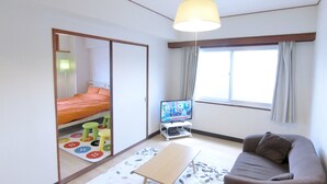 Basic-Apartment, 2 Schlafzimmer (Check-in at Nogamihonkan Ryokan) | Wohnbereich
