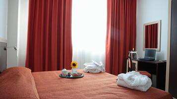 Minibar, in-room safe, blackout drapes, cribs/infant beds